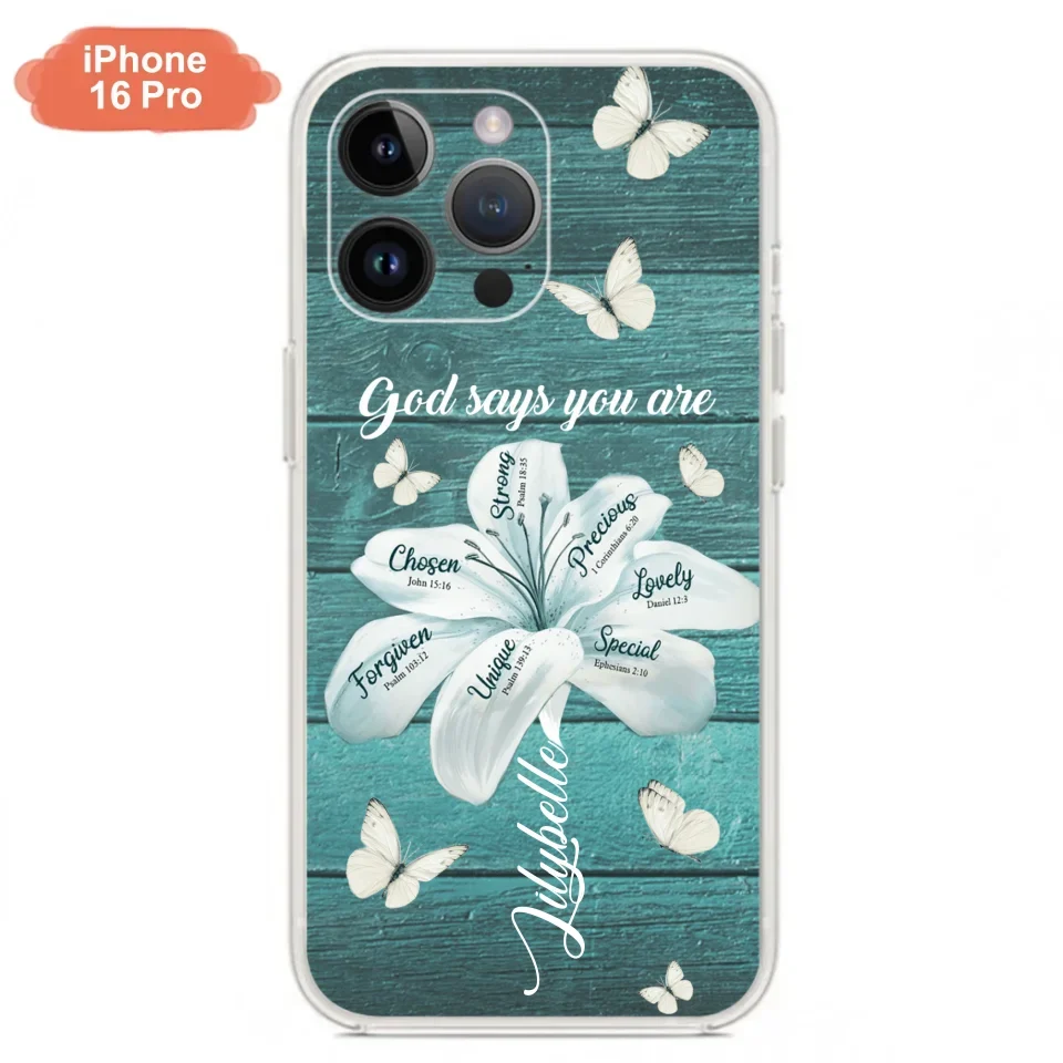 Custom Personalized Phone Case - Gods Says You Are - Case For Iphone Samsung - BR9N4C