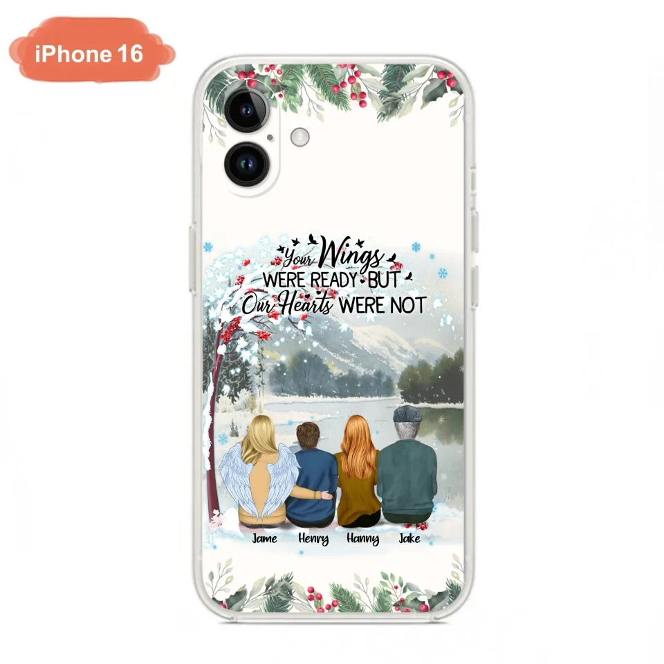 Custom Personalized Family Phone Case - Best Gift For Family - I Know Heaven Is A Beautiful Place Because They Have My Dad - Case For Iphone/Samsung