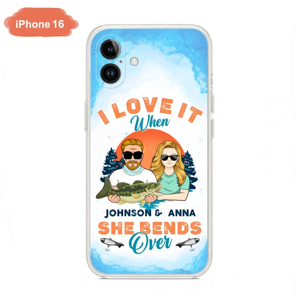 Custom Personalized Fishing Couple Phone Case - Gift Idea For Couple/ Gift To Him/ Her/ Fishing Lover  - Case For iPhone/Samsung