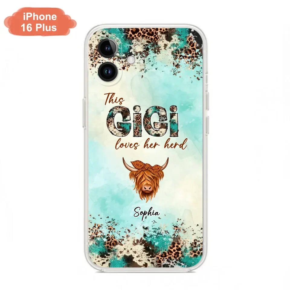 Custom Personalized This Gigi Love Her Herd Phone Case For iPhone/ Samsung - Mother's Day Gift Idea For Mom/ Grandma