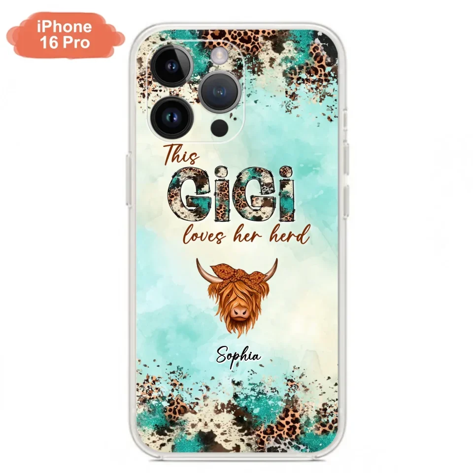 Custom Personalized This Gigi Love Her Herd Phone Case For iPhone/ Samsung - Mother's Day Gift Idea For Mom/ Grandma
