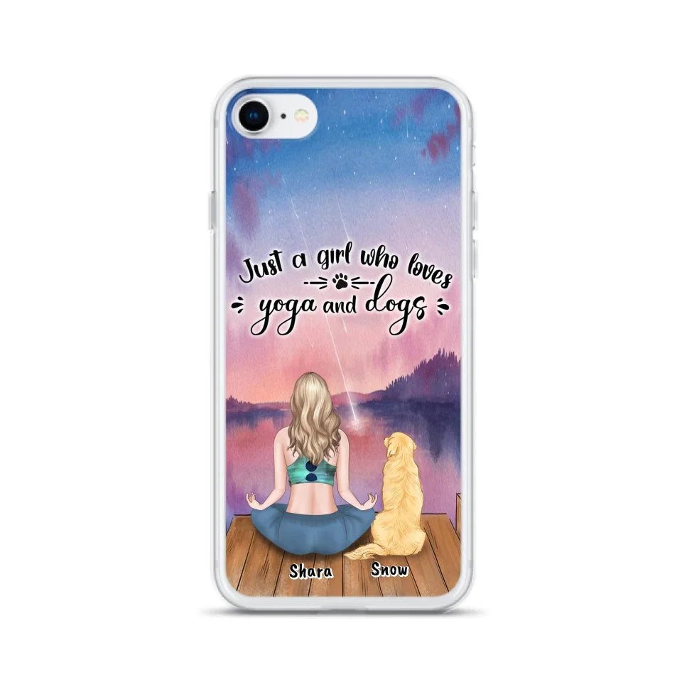 Custom Personalized Yoga Dog Mom Phone Case - Gift For Dog Lover - Case For iPhone And Samsung