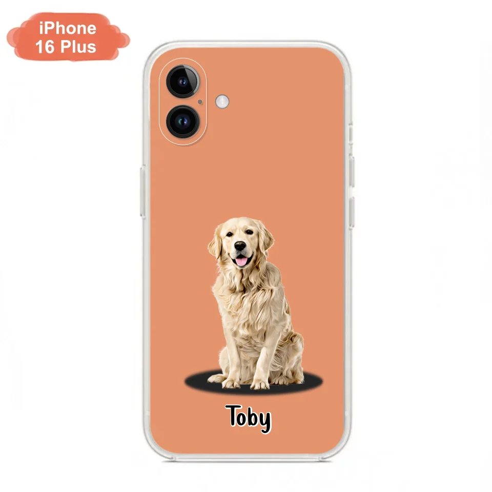 Custom Personalized Pet Phone Case - Up to 3 Pets - Gift Idea For Dog/ Cat Lover - Case For iPhone And Samsung