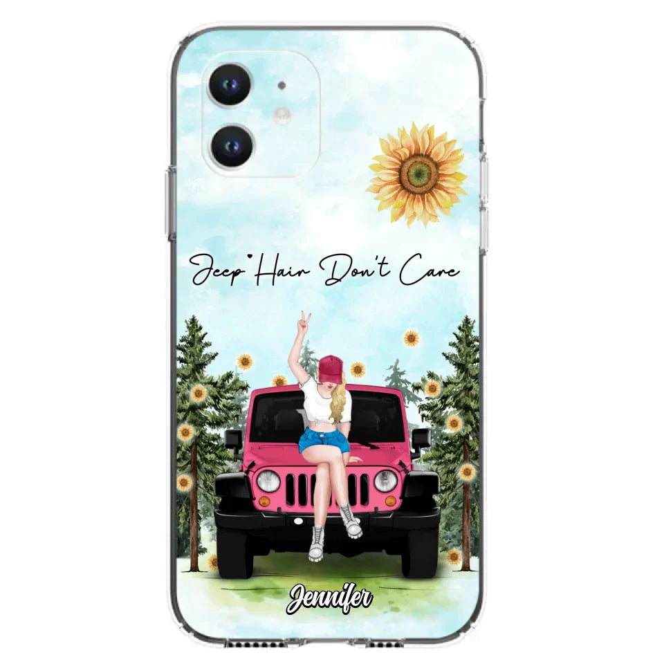 Custom Personalized Off-road Girl Phone Case For iPhone & Samsung - Gift For Off-road Lover
