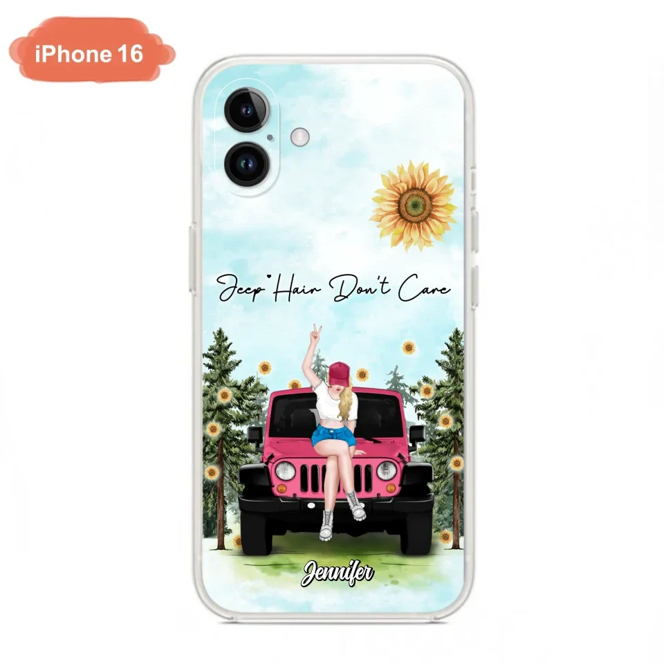 Custom Personalized Off-road Girl Phone Case For iPhone & Samsung - Gift For Off-road Lover