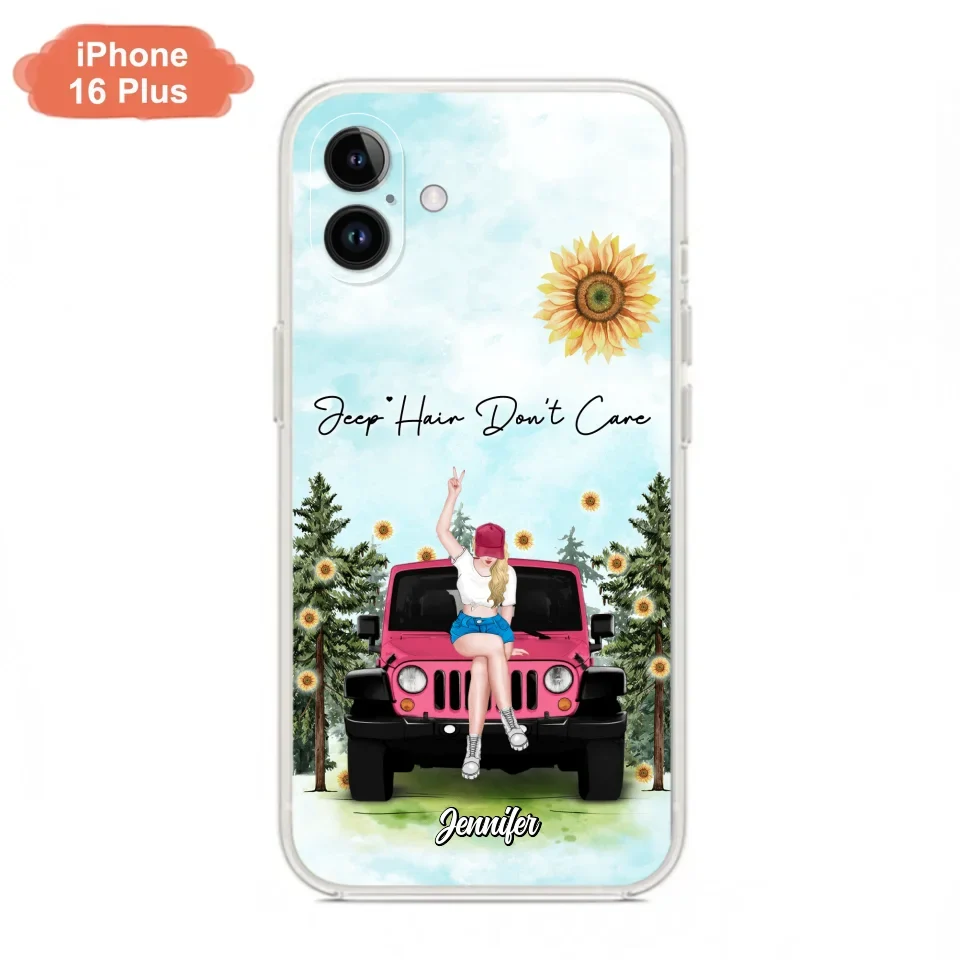 Custom Personalized Off-road Girl Phone Case For iPhone & Samsung - Gift For Off-road Lover