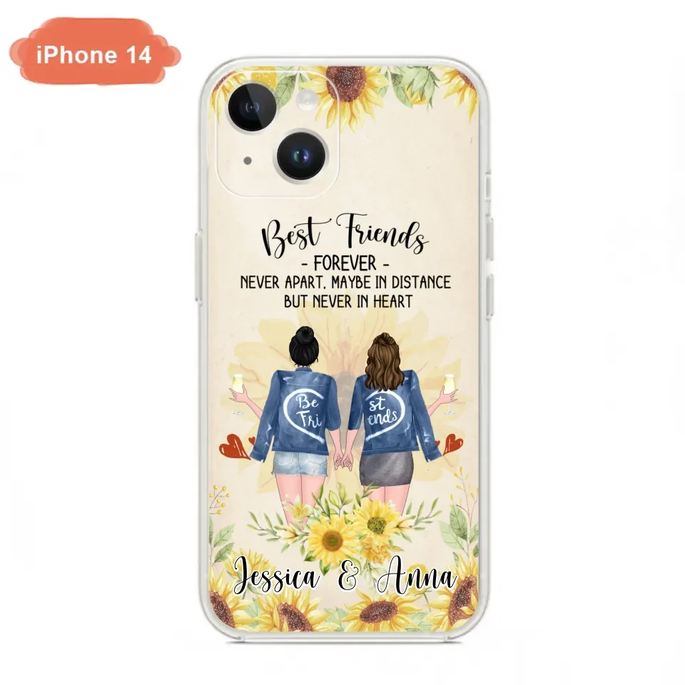 Custom Personalized Friends Phone Case - Upto 4 Besties - Gift Idea For Best Friends - Best Friends Forever - Case for iPhone/Samsung