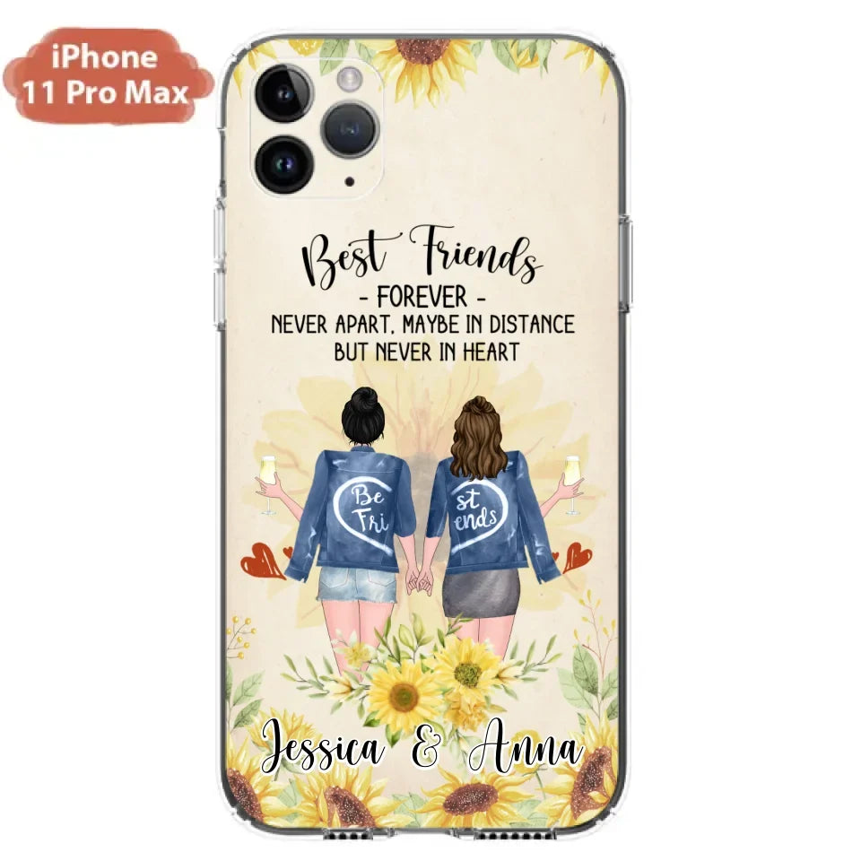 Custom Personalized Friends Phone Case - Upto 4 Besties - Gift Idea For Best Friends - Best Friends Forever - Case for iPhone/Samsung