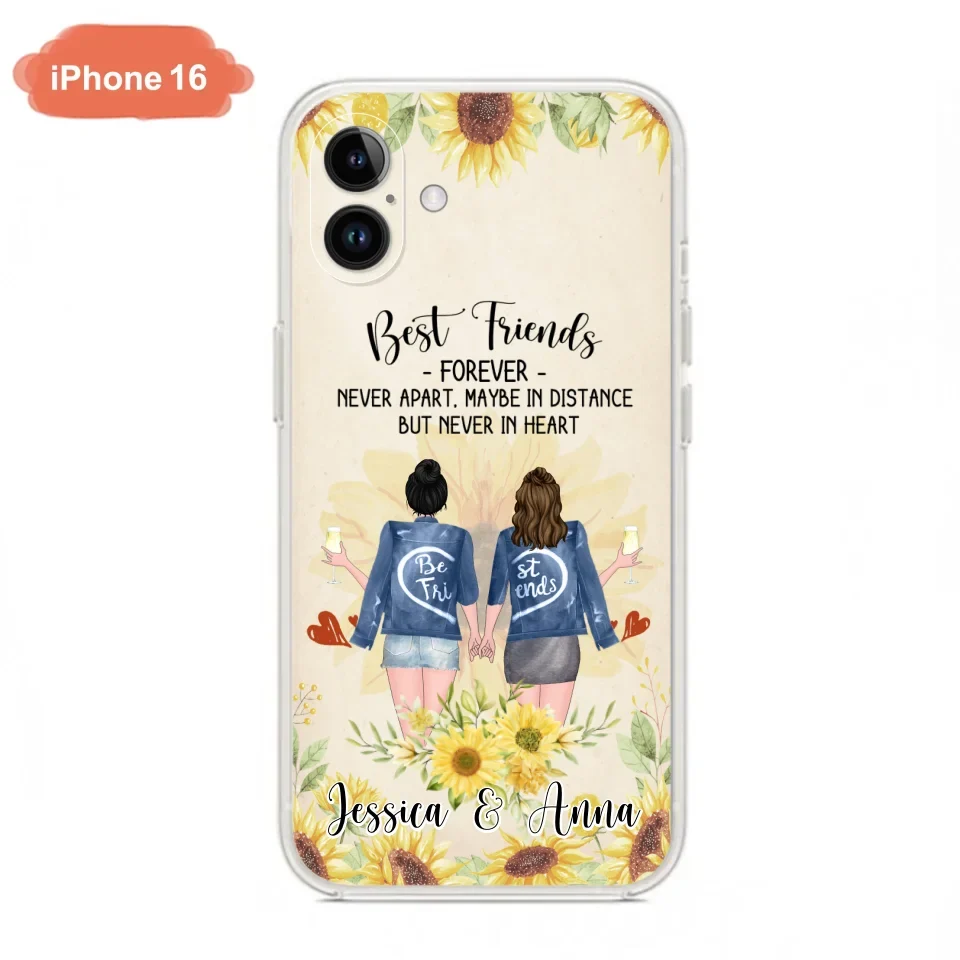 Custom Personalized Friends Phone Case - Upto 4 Besties - Gift Idea For Best Friends - Best Friends Forever - Case for iPhone/Samsung