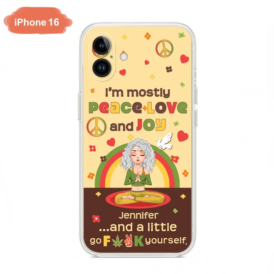 Custom Personalized Yoga Phone Case - Gift Idea For Yoga Lover - Case for iPhone & Samsung