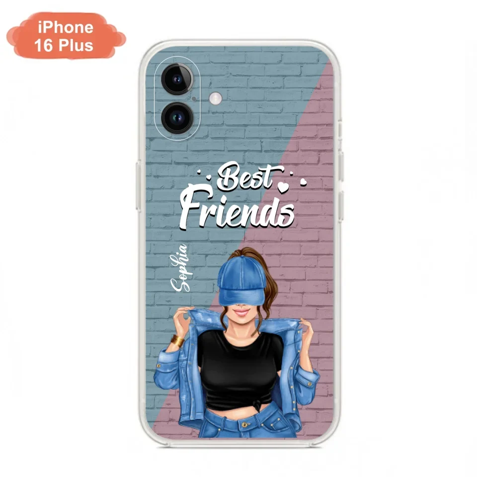 Custom Personalized Besties Phone Case - Gift For Friends/ Besties - Best Friends Forever And Ever - Case For iPhone And Samsung
