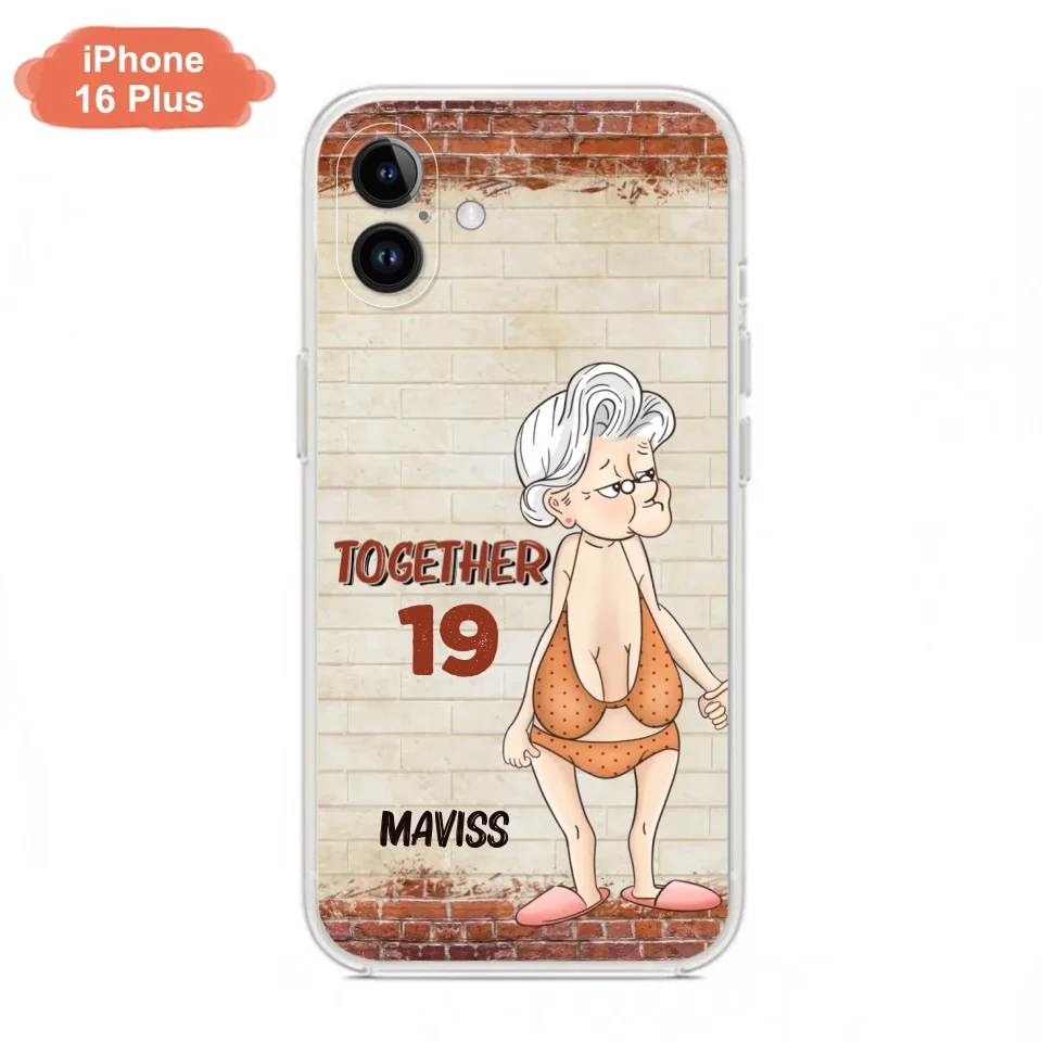 Custom Personalized Old Couple Phone Case - Gift Idea For Old Couple - Gift For Him/Her - Case For iPhone And Samsung