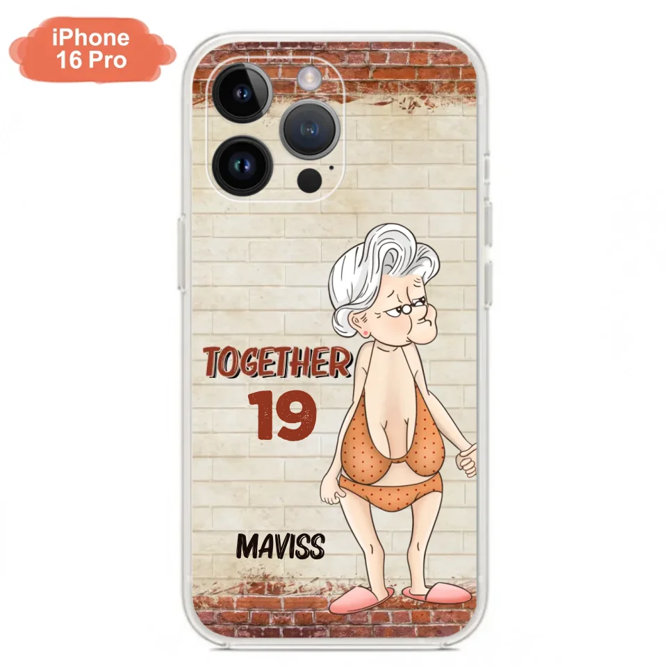Custom Personalized Old Couple Phone Case - Gift Idea For Old Couple - Gift For Him/Her - Case For iPhone And Samsung