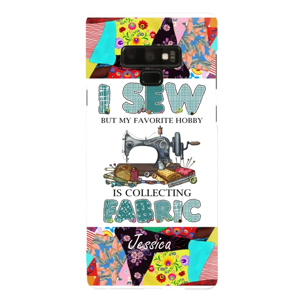 Custom Personalized Sewing Machine Phone Case - Gift Idea For Sewing Lovers - Case For iPhone, Samsung and Xiaomi - 8WU8I3