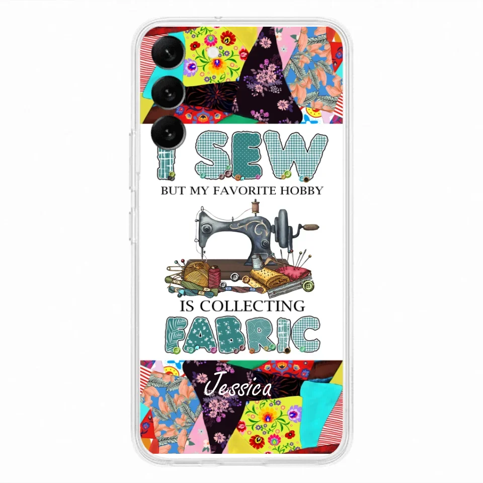 Custom Personalized Sewing Machine Phone Case - Gift Idea For Sewing Lovers - Case For iPhone, Samsung and Xiaomi - 8WU8I3