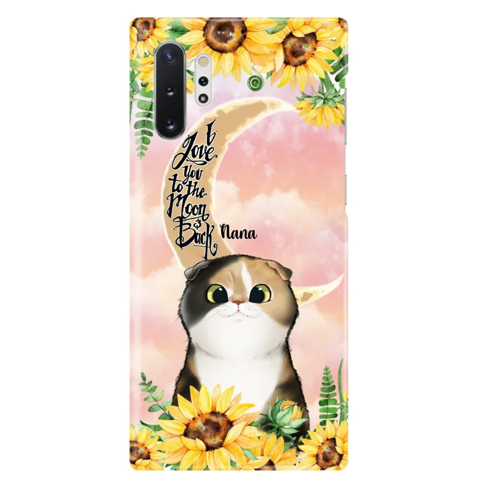 Custom Personalized Cat Phone Case - Best Gift Idea For Cat Lovers With Upto 7 Cats - Case For iPhone, Samsung and Xiaomi