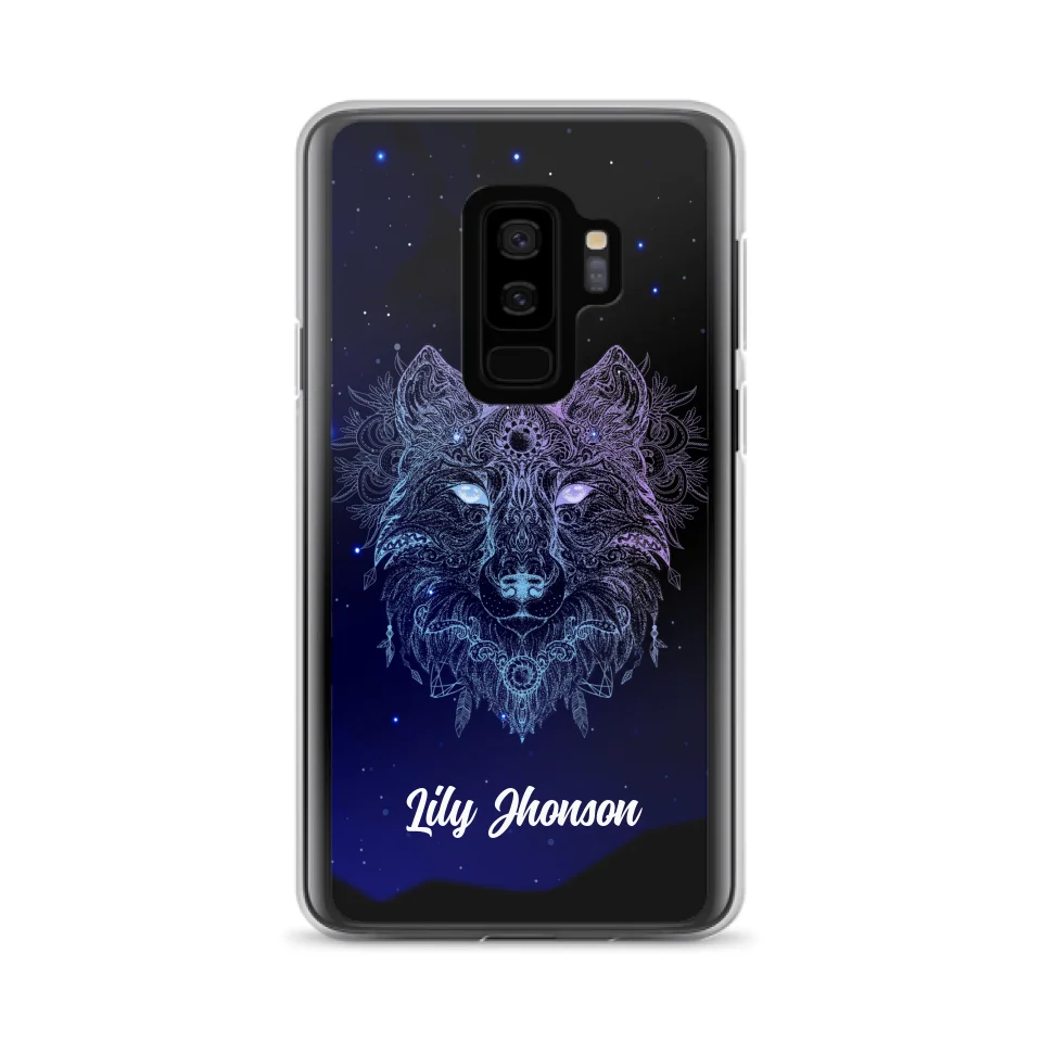 Custom Personalized Wolf Mandala Phone Case - Best Gift For Wolf Lover's - Case For iPhone, Samsung and Xiaomi - TOMO90
