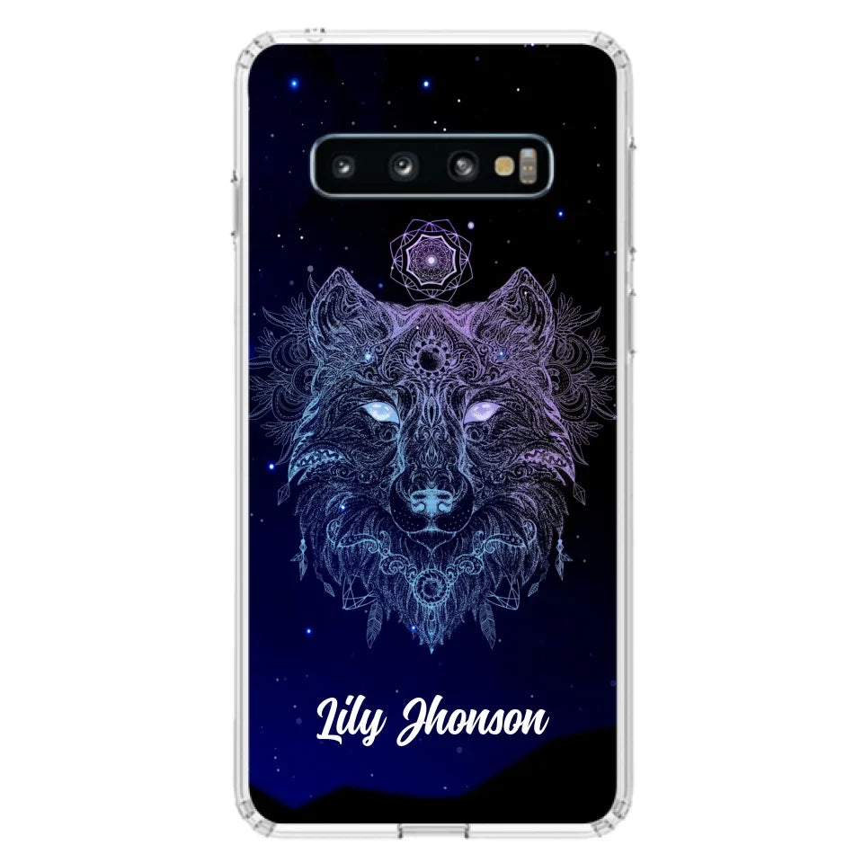 Custom Personalized Wolf Mandala Phone Case - Best Gift For Wolf Lover's - Case For iPhone, Samsung and Xiaomi - TOMO90