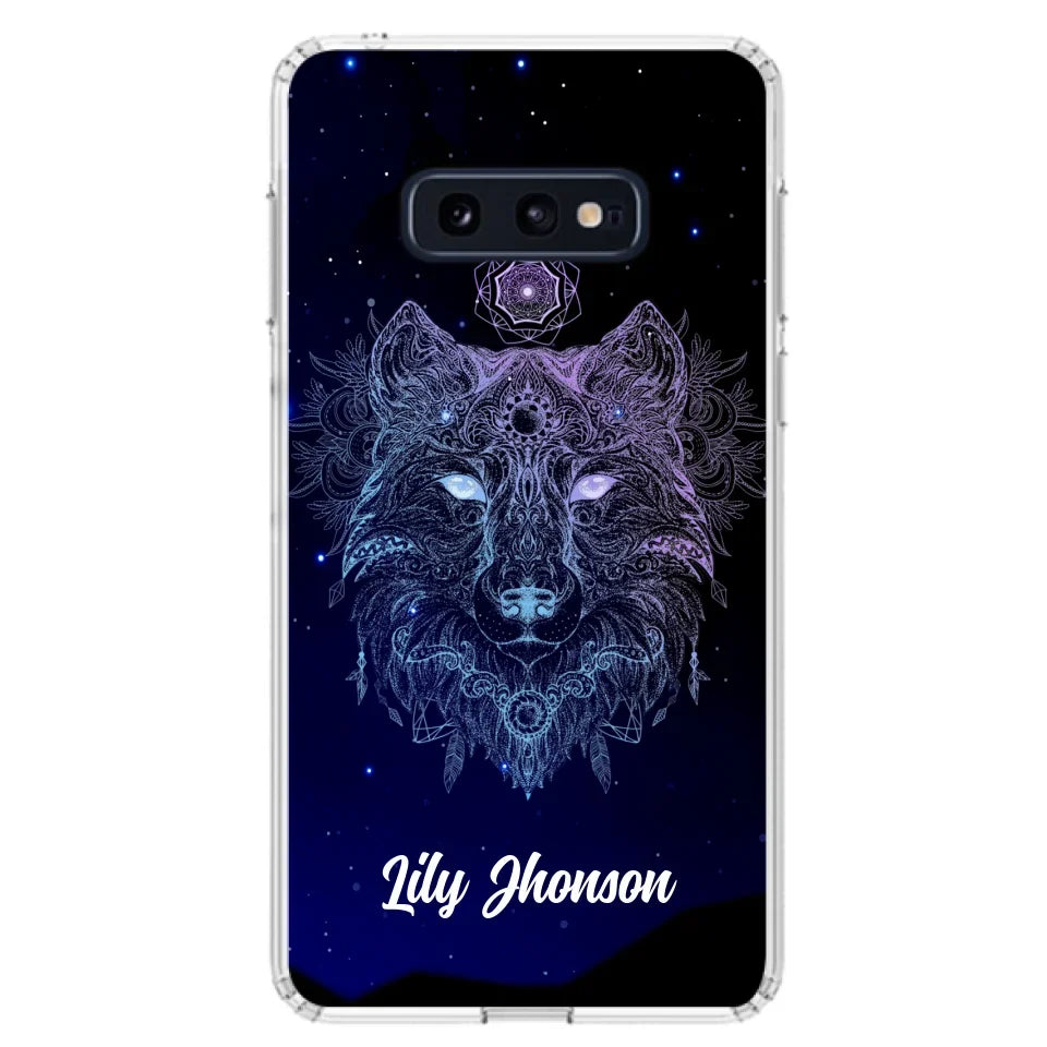 Custom Personalized Wolf Mandala Phone Case - Best Gift For Wolf Lover's - Case For iPhone, Samsung and Xiaomi - TOMO90