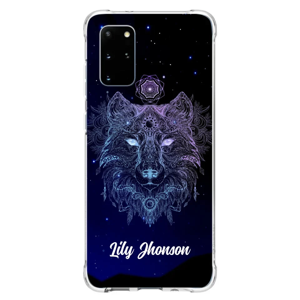 Custom Personalized Wolf Mandala Phone Case - Best Gift For Wolf Lover's - Case For iPhone, Samsung and Xiaomi - TOMO90