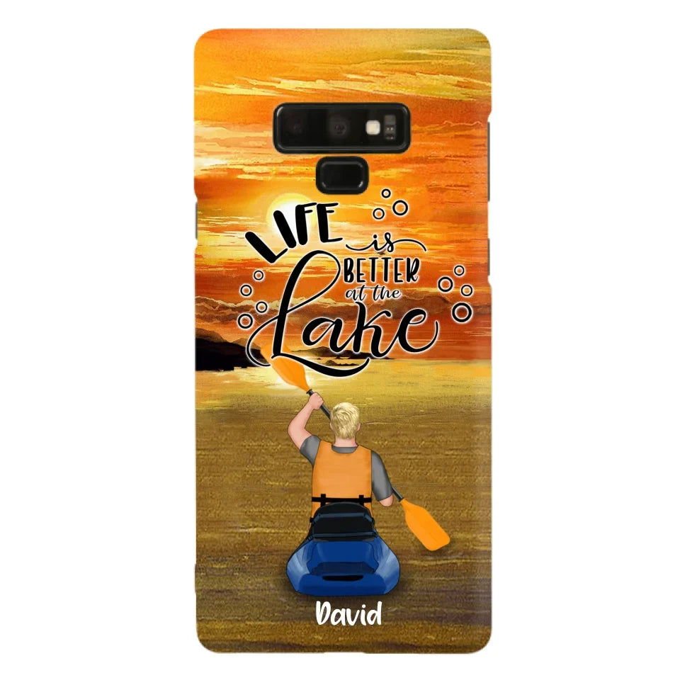 Personalized Kayak Phone Case - Man/ Woman/ Couple - Life Is Better At The Lake - Phone Case For iPhone And Samsung - FKUJGV