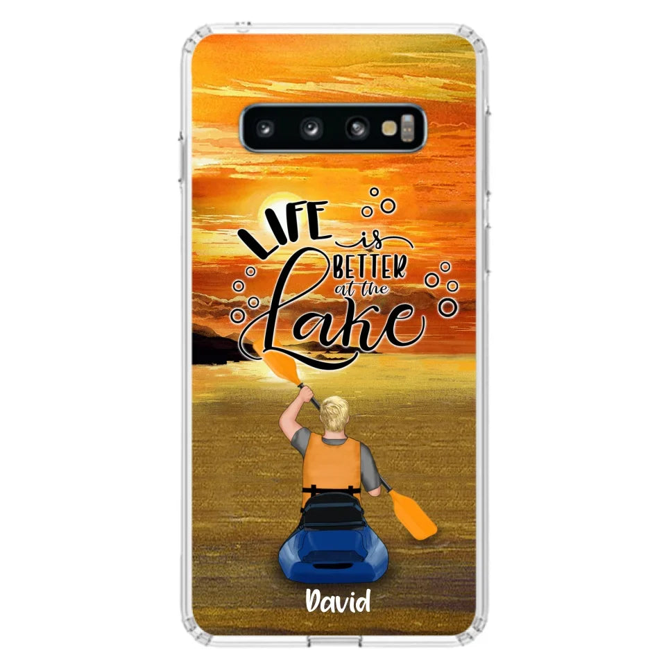 Personalized Kayak Phone Case - Man/ Woman/ Couple - Life Is Better At The Lake - Phone Case For iPhone And Samsung - FKUJGV