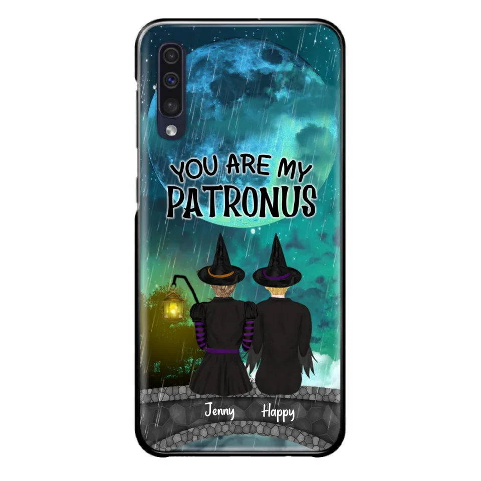 Personalized Witches Phone Case - Gift Idea For Best Friends with 2 Girls - You Are My Patronus