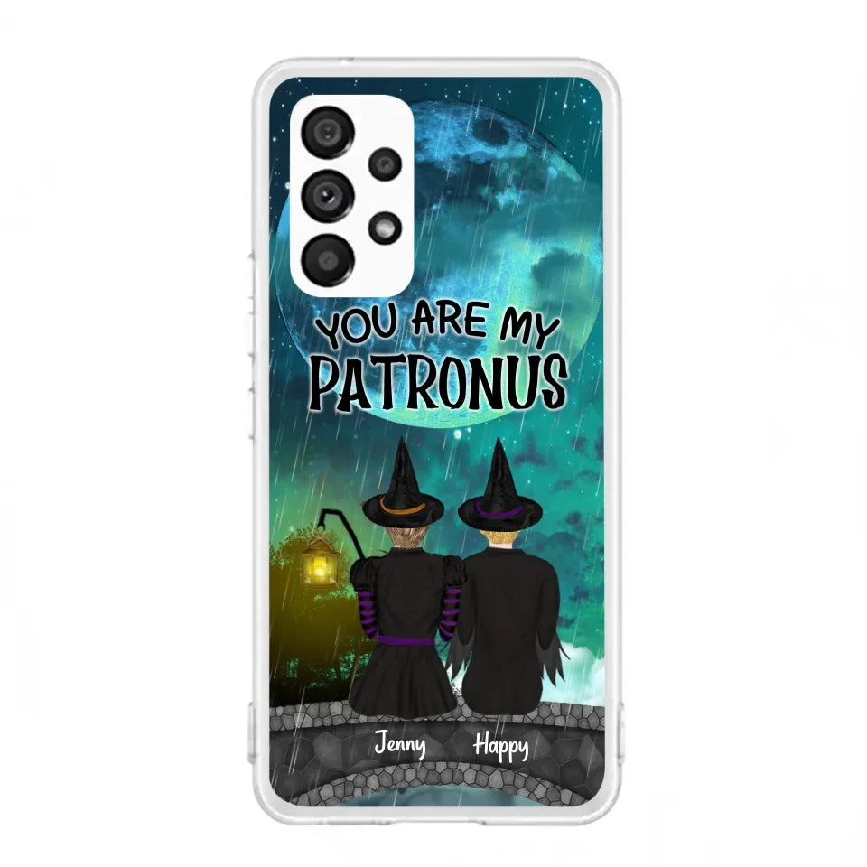 Personalized Witches Phone Case - Gift Idea For Best Friends with 2 Girls - You Are My Patronus