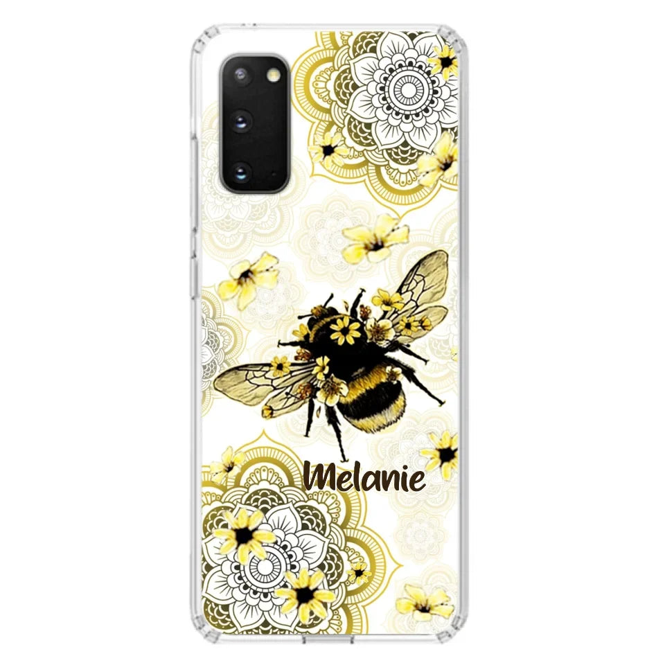 Custom Personalized Bee Phone Case - Upto 5 Bees - Gift For Bee Lovers