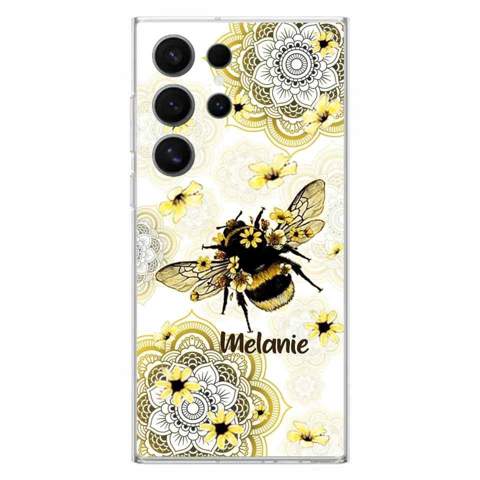 Custom Personalized Bee Phone Case - Upto 5 Bees - Gift For Bee Lovers