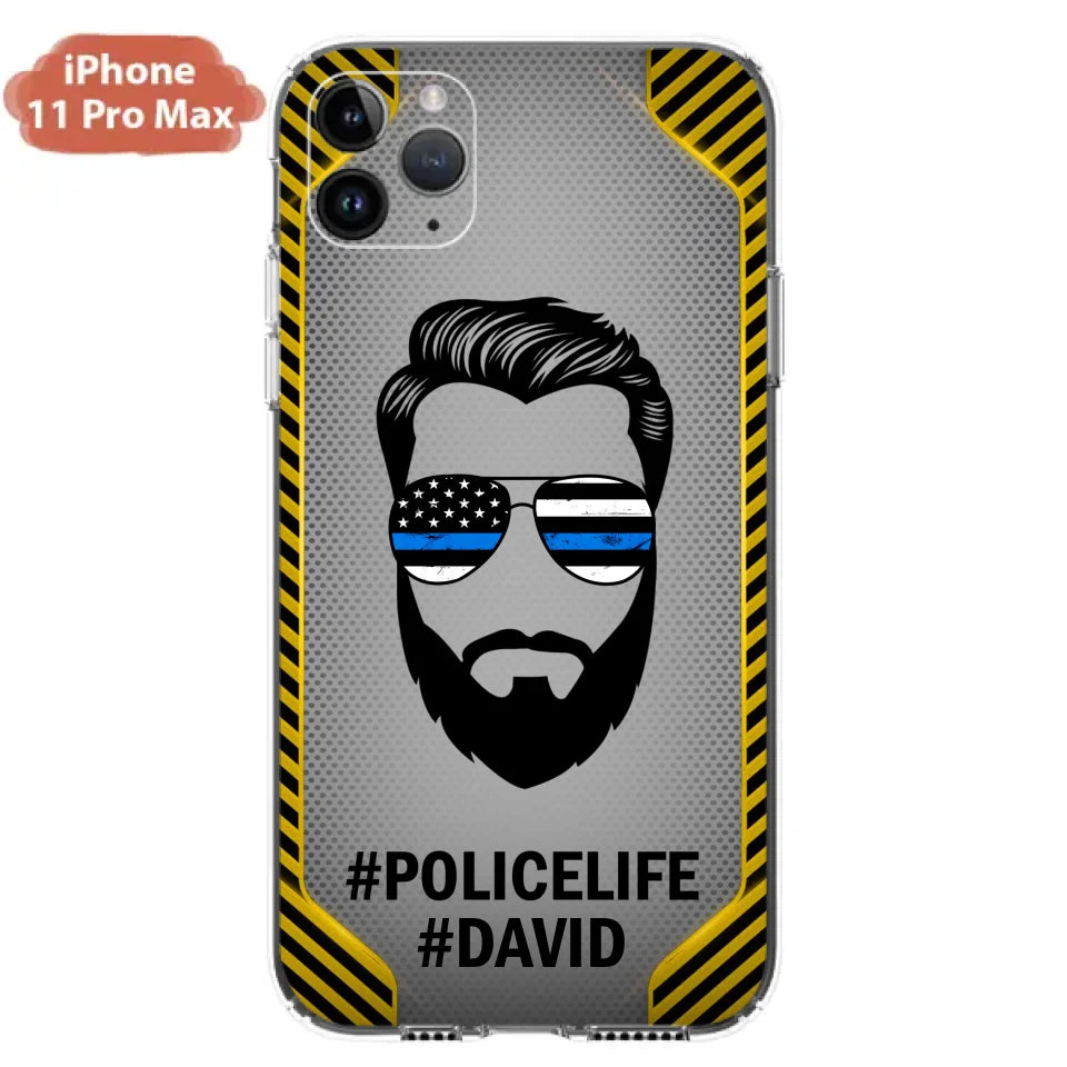 Custom Personalized Policelife Phone Case - Best Gift for Dads - For iPhone And Samsung - NTQYR8