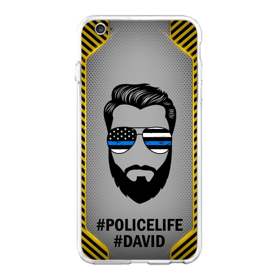 Custom Personalized Policelife Phone Case - Best Gift for Dads - For iPhone And Samsung - NTQYR8