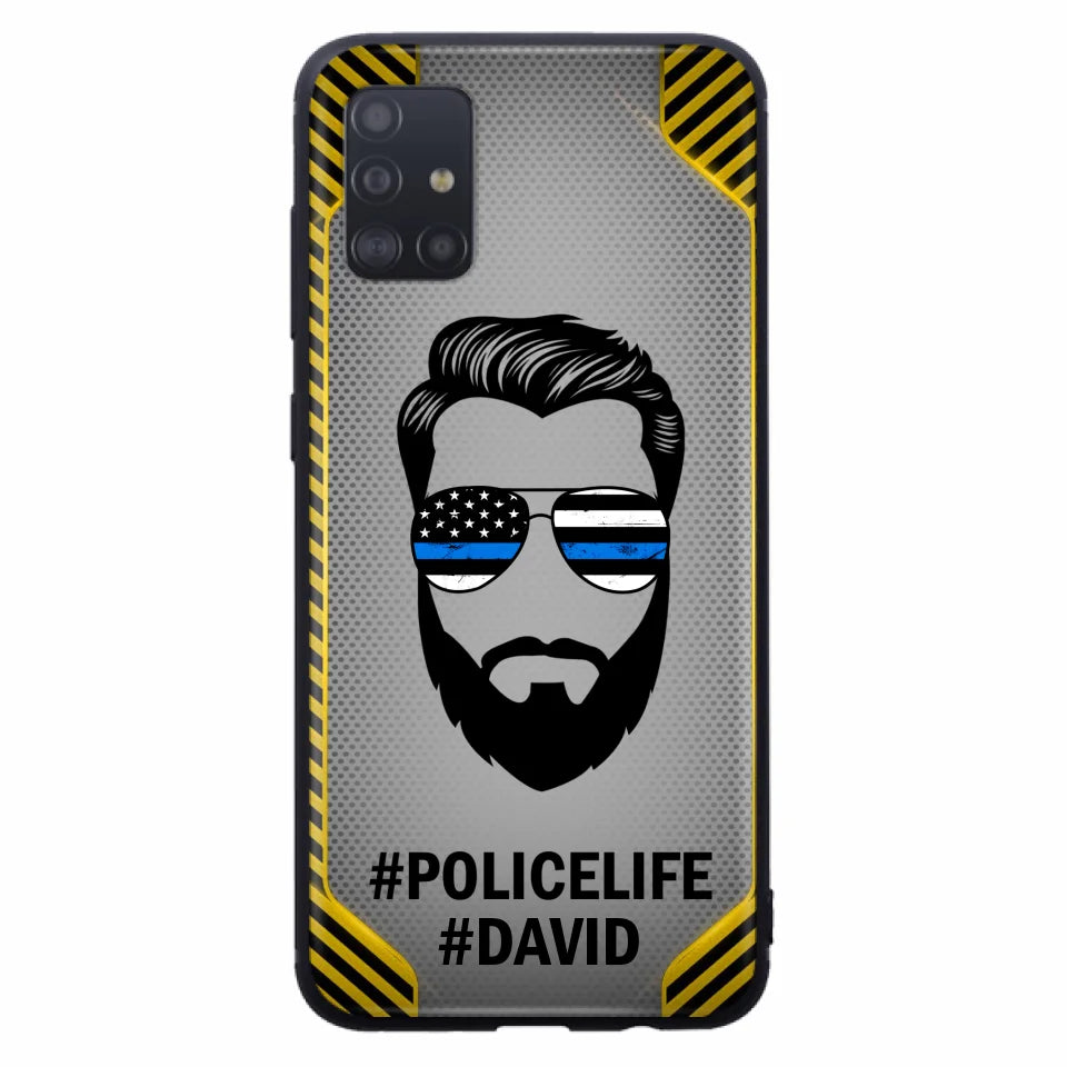 Custom Personalized Policelife Phone Case - Best Gift for Dads - For iPhone And Samsung - NTQYR8
