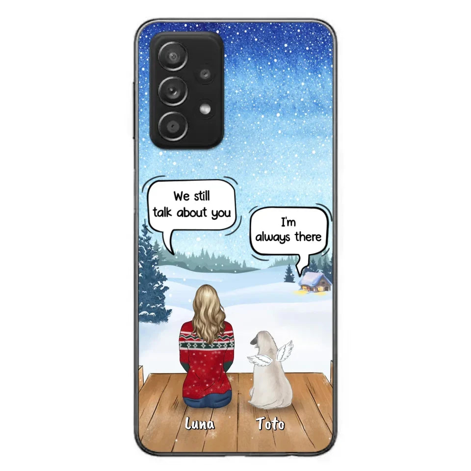 Custom Personalized Dog Horse Phone Case - Man/ Woman With Upto 5 Pets - Case For iPhone And Samsung