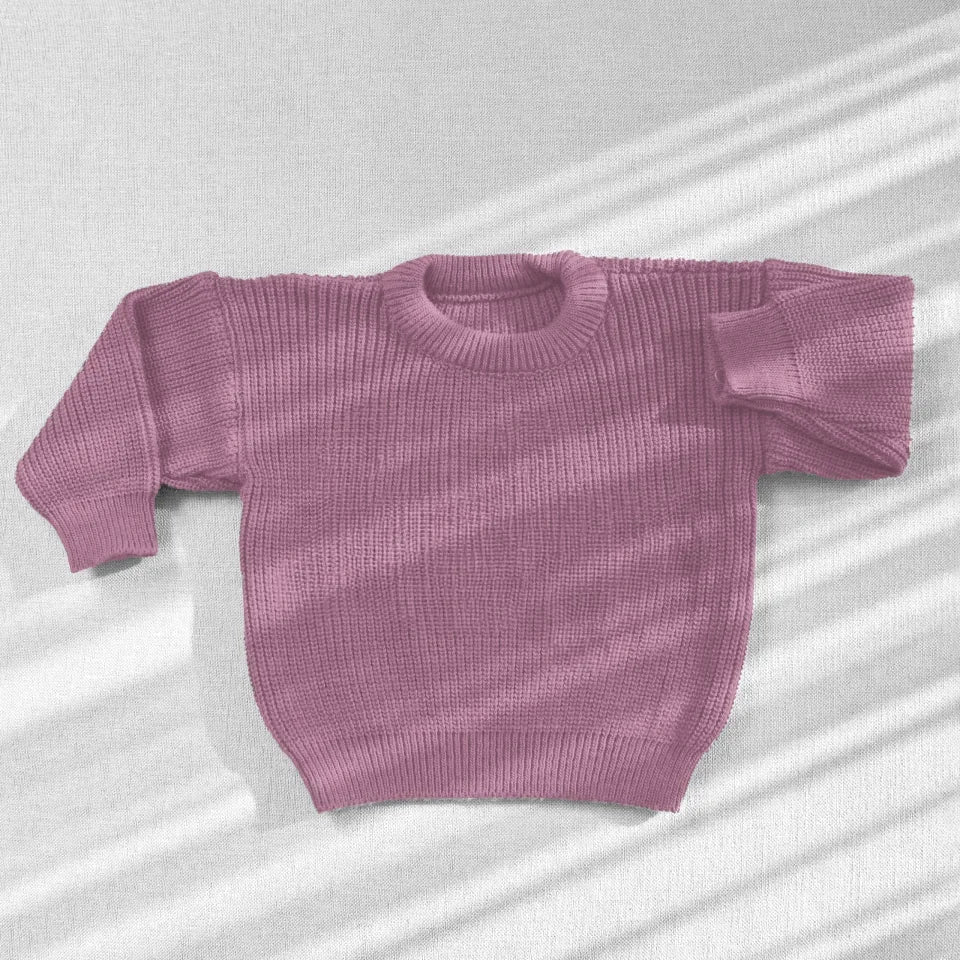 Personalized Hand Embroidered Baby and Toddler Sweaters - Protected By Dogs - Up to 3 Dogs