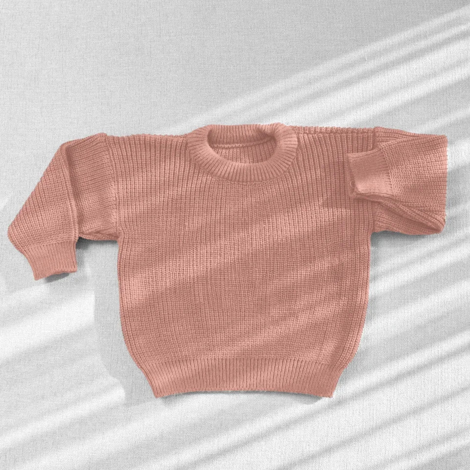 Personalized Hand Embroidered Baby and Toddler Sweaters - Protected By Dogs - Up to 3 Dogs