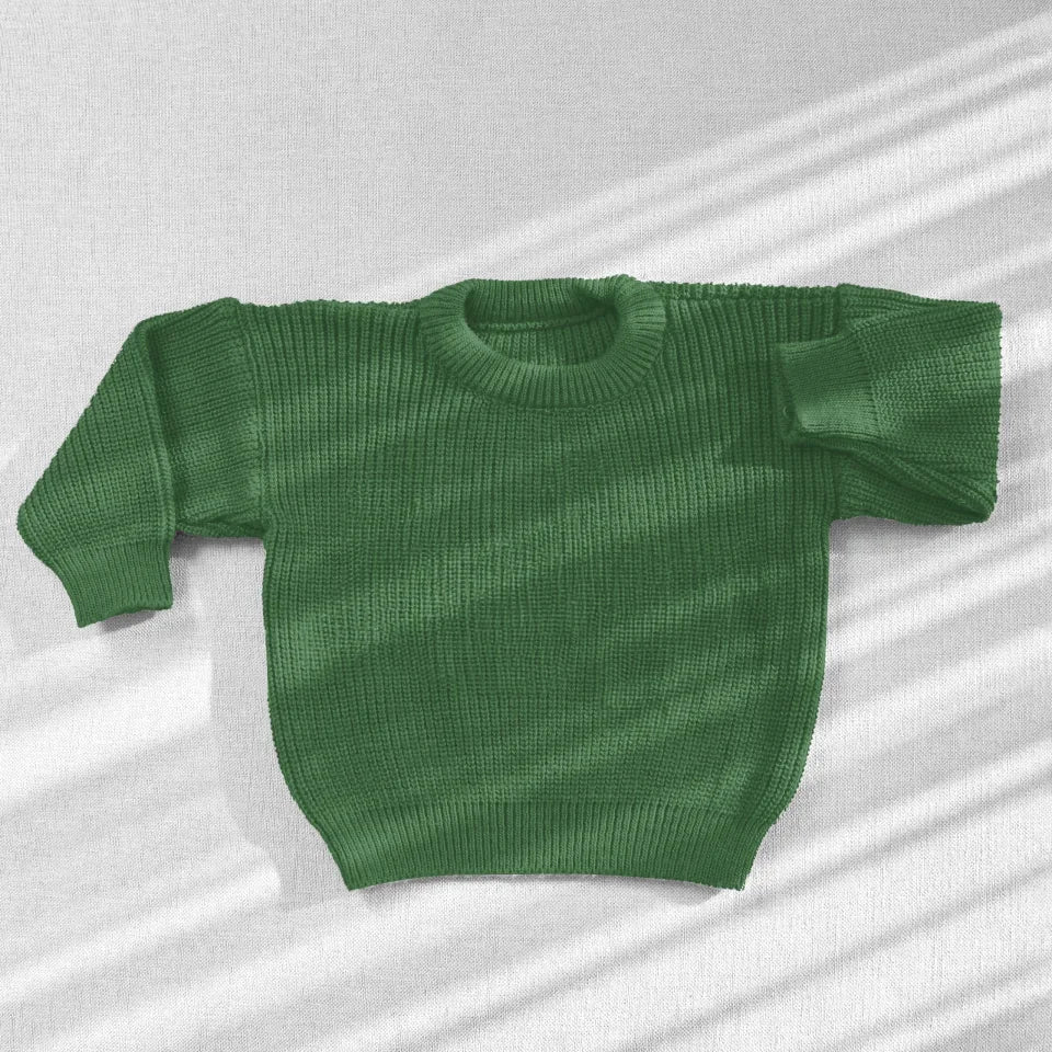 Personalized Hand Embroidered Baby and Toddler Sweaters - Protected By Dogs - Up to 3 Dogs