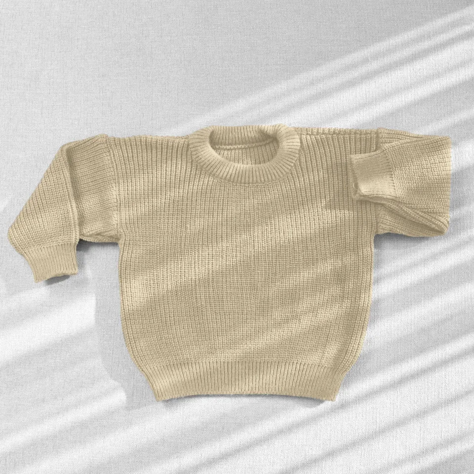 Personalized Hand Embroidered Baby and Toddler Sweaters - Protected By Dogs - Up to 3 Dogs