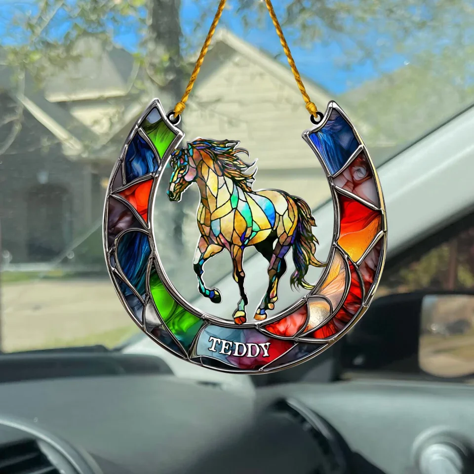 Personalized Horse Acrylic Ornament - Gift Idea For Horse Lover