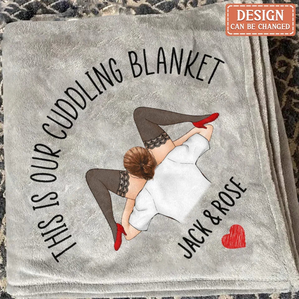 Personalized Couple Fleece Throw Blanket/Quilt - I Licked It So...It's Mine - Christmas Gift Idea For Couple