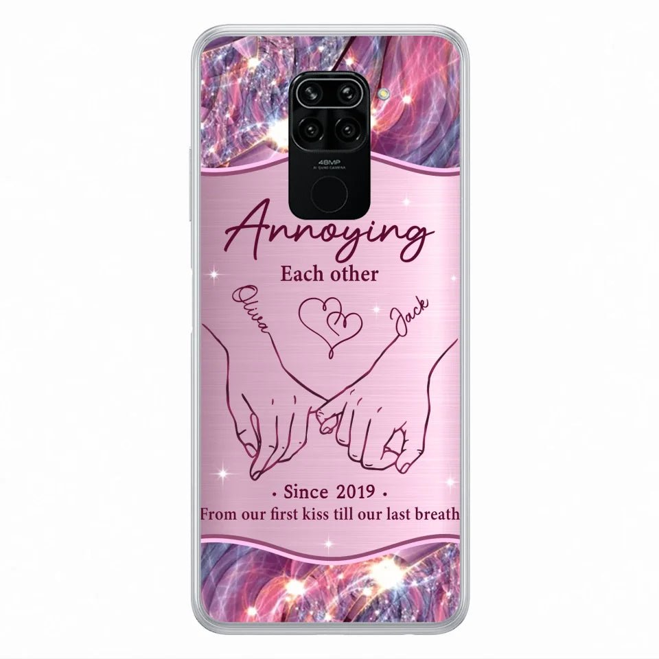 Custom Personalized Couple Phone Case For Xiaomi/ Oppo/ Huawei - Gift Idea For Couple - Annoying Each Other