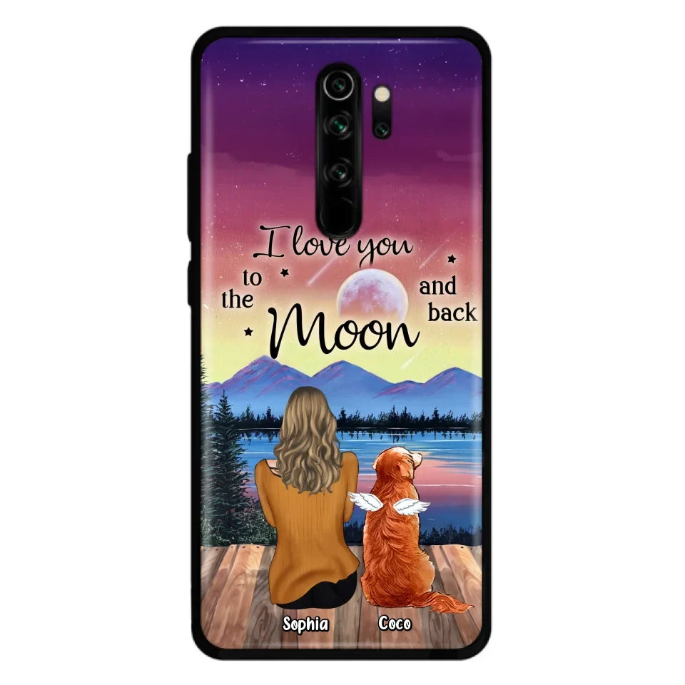 Personalized Pet Mom/Dad Phone Case - Gift Idea For Dog/Cat/Rabbit Lovers - Case For Xiaomi/ Oppo/ Huawei - I Love You To The Moon & Back