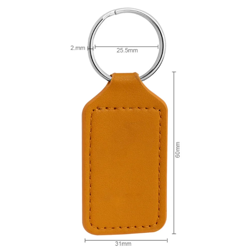 Personalized Couple Leather Keychain - Gift Idea For Couple/Husband & Wife