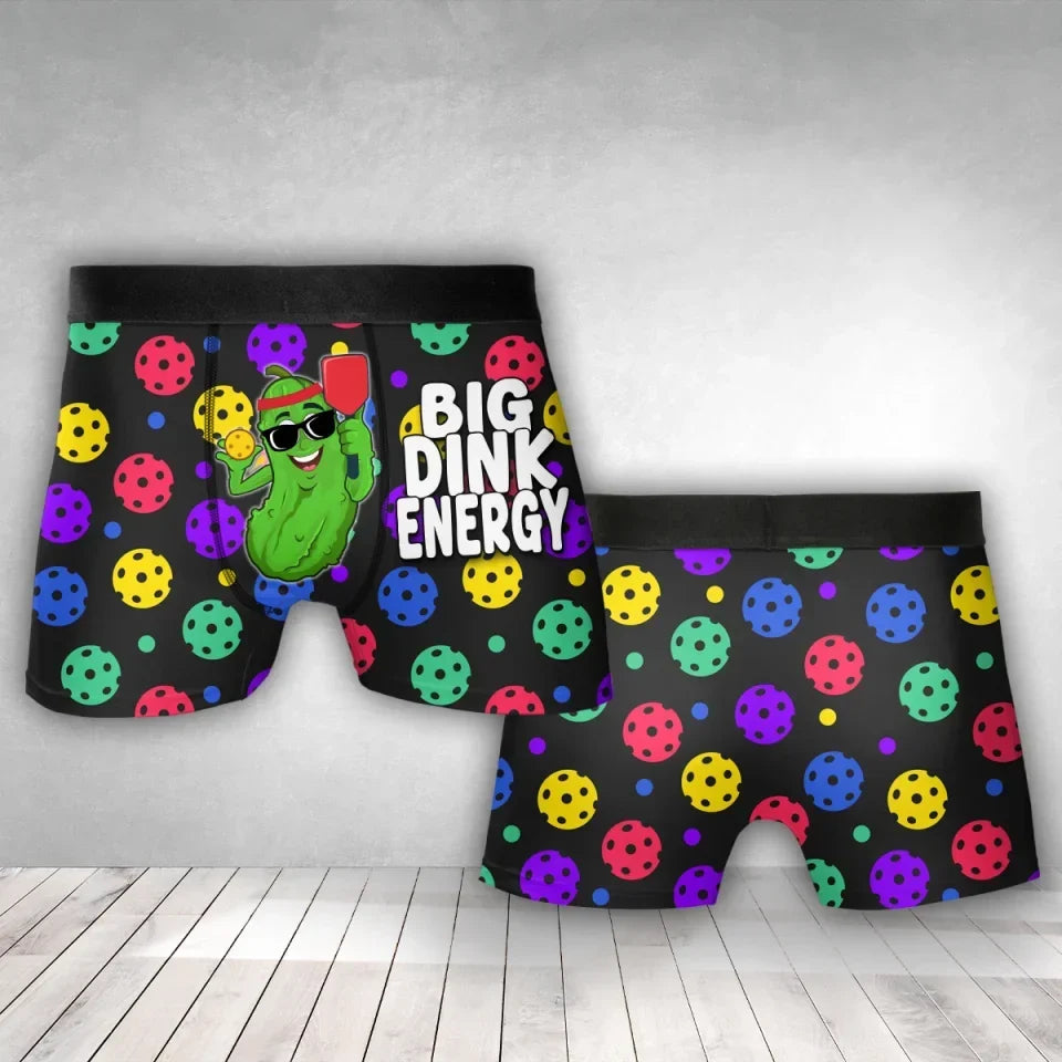 Big Dink Energy Pickleball AOP Men's Boxer Briefs - Gift Idea For Him/ Husband