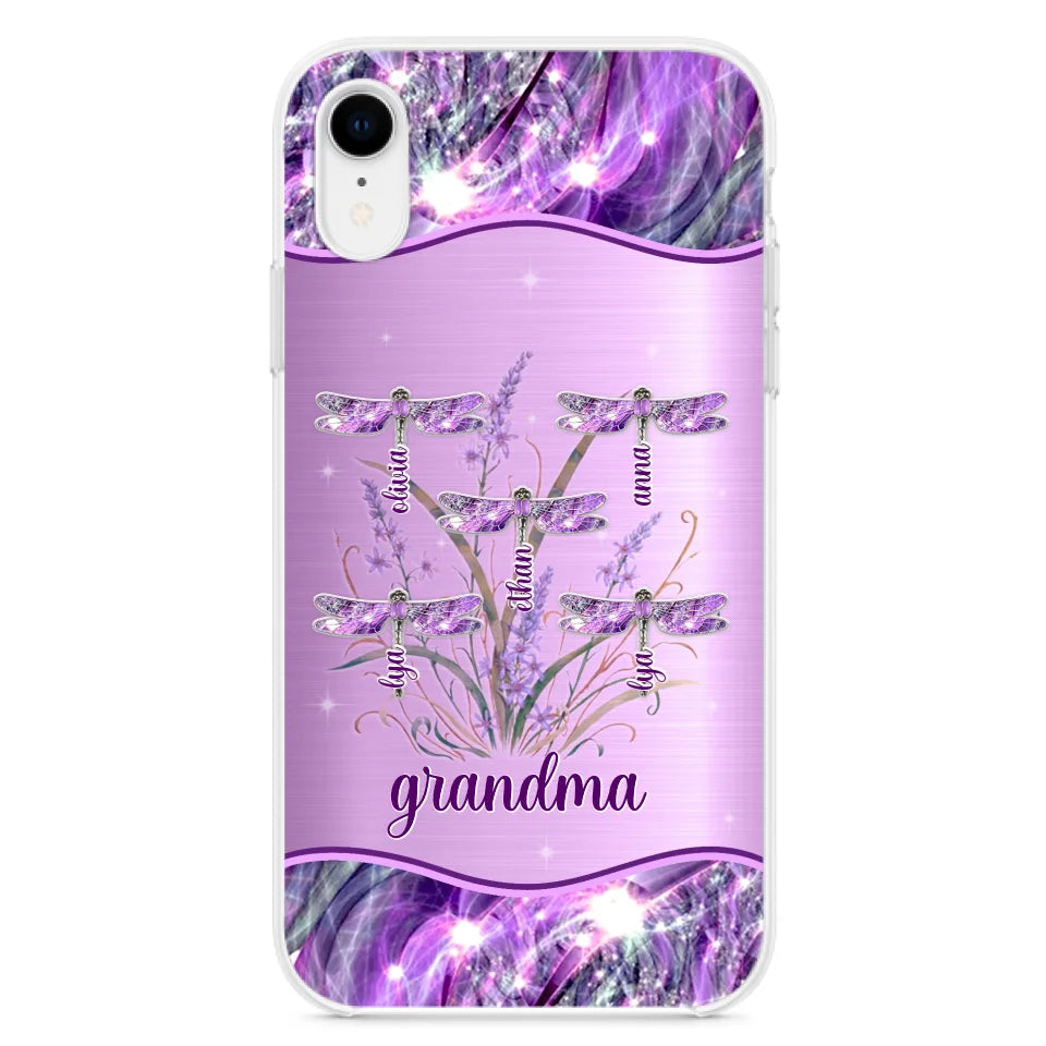 Custom Personalized Grandma Phone Case - Gift Idea For Grandma/ Mom - Case For iPhone/ Samsung
