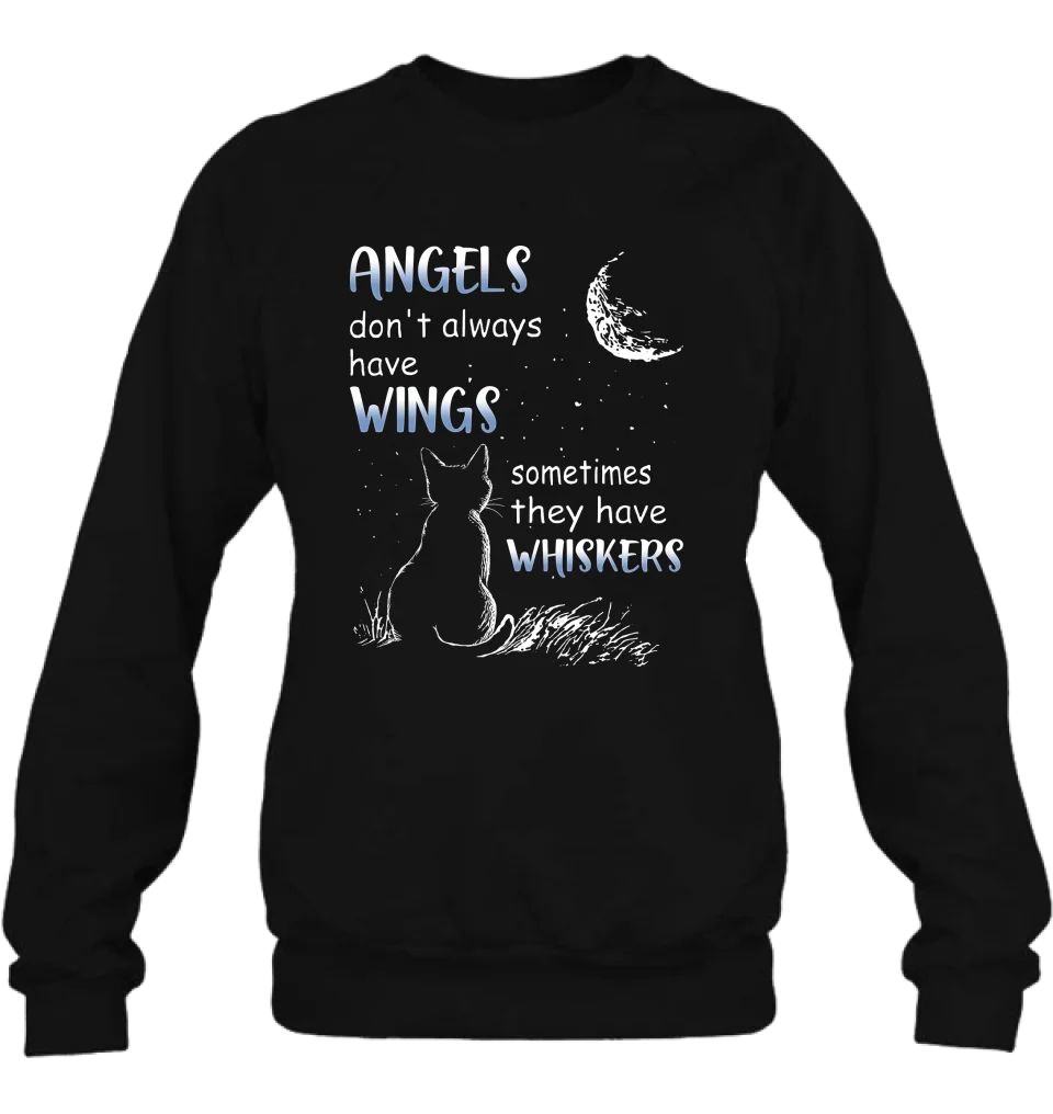 Personalized Dog/Cat T-shirt/Long Sleeve/Sweatshirt/Hoodie - Memorial Gift Idea For Pet Lover - Angels Don't Always Have Wings