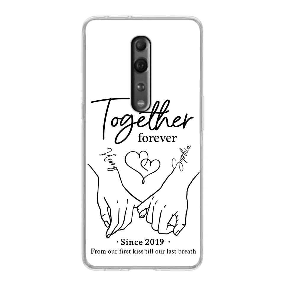 Custom Personalized Couple Phone Case For Xiaomi/ Oppo/ Huawei - Gift Idea For Couple - Together Forever