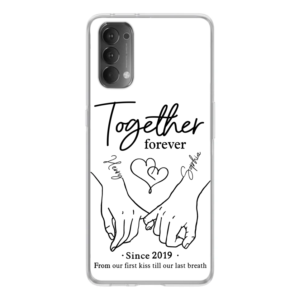 Custom Personalized Couple Phone Case For Xiaomi/ Oppo/ Huawei - Gift Idea For Couple - Together Forever