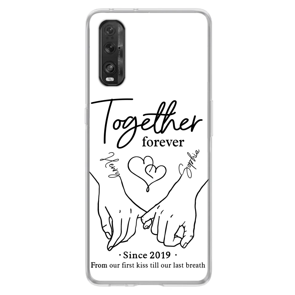Custom Personalized Couple Phone Case For Xiaomi/ Oppo/ Huawei - Gift Idea For Couple - Together Forever