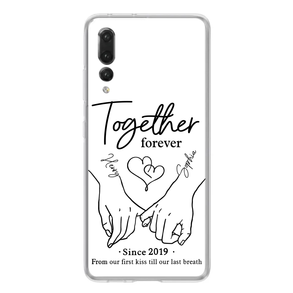 Custom Personalized Couple Phone Case For Xiaomi/ Oppo/ Huawei - Gift Idea For Couple - Together Forever